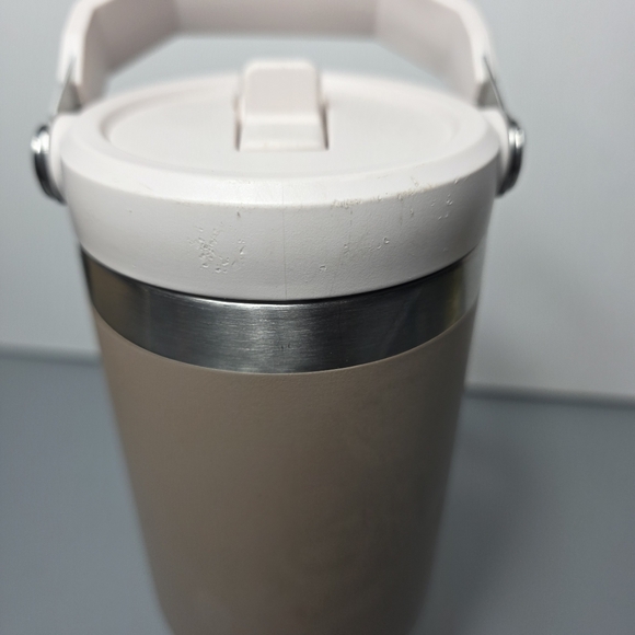 Stanley 30oz IceFlow Flip Straw Insulated Stainless Steel Tumbler Almond Rose - Picture 5 of 13